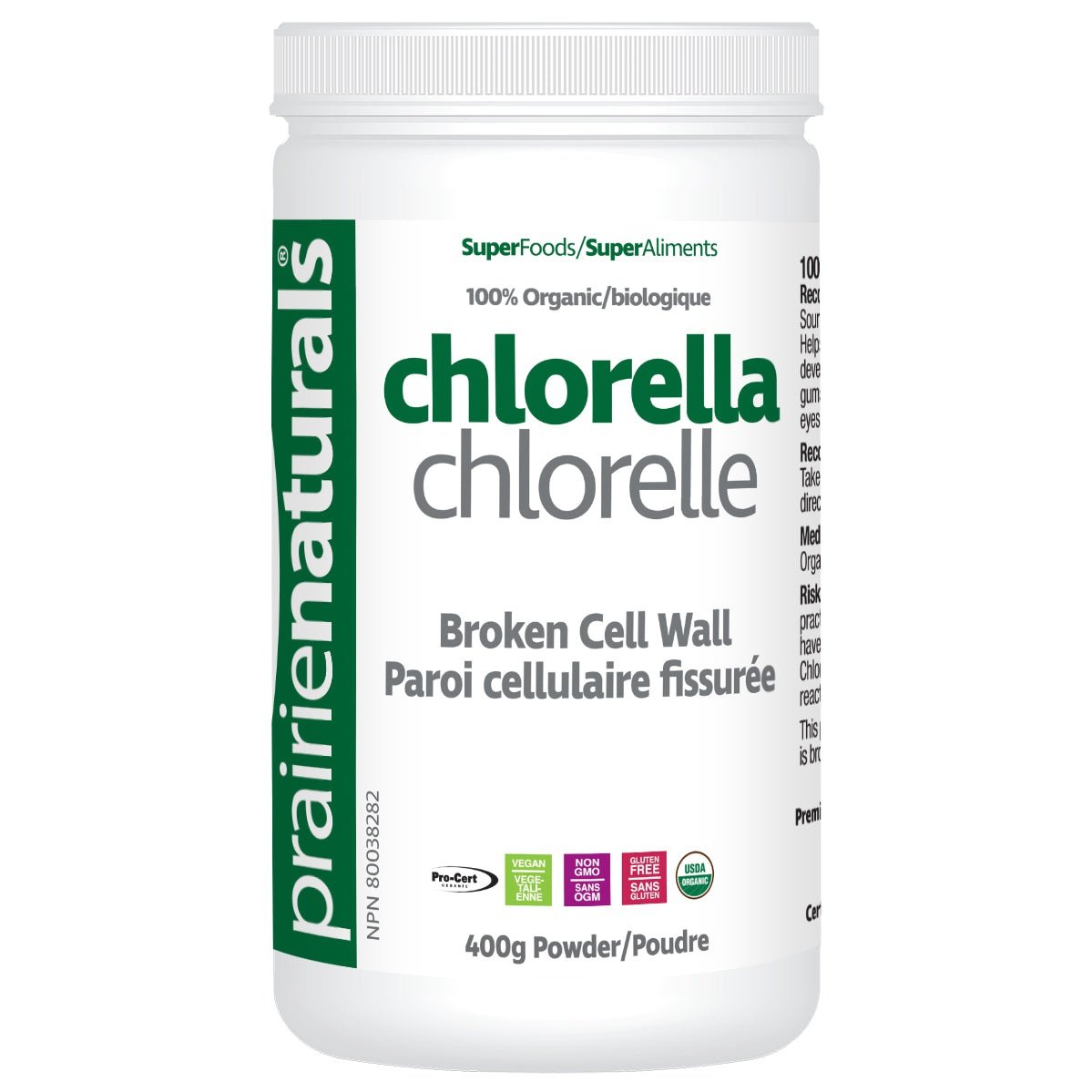 Organic Chlorella Broken Cell Wall (Powder)