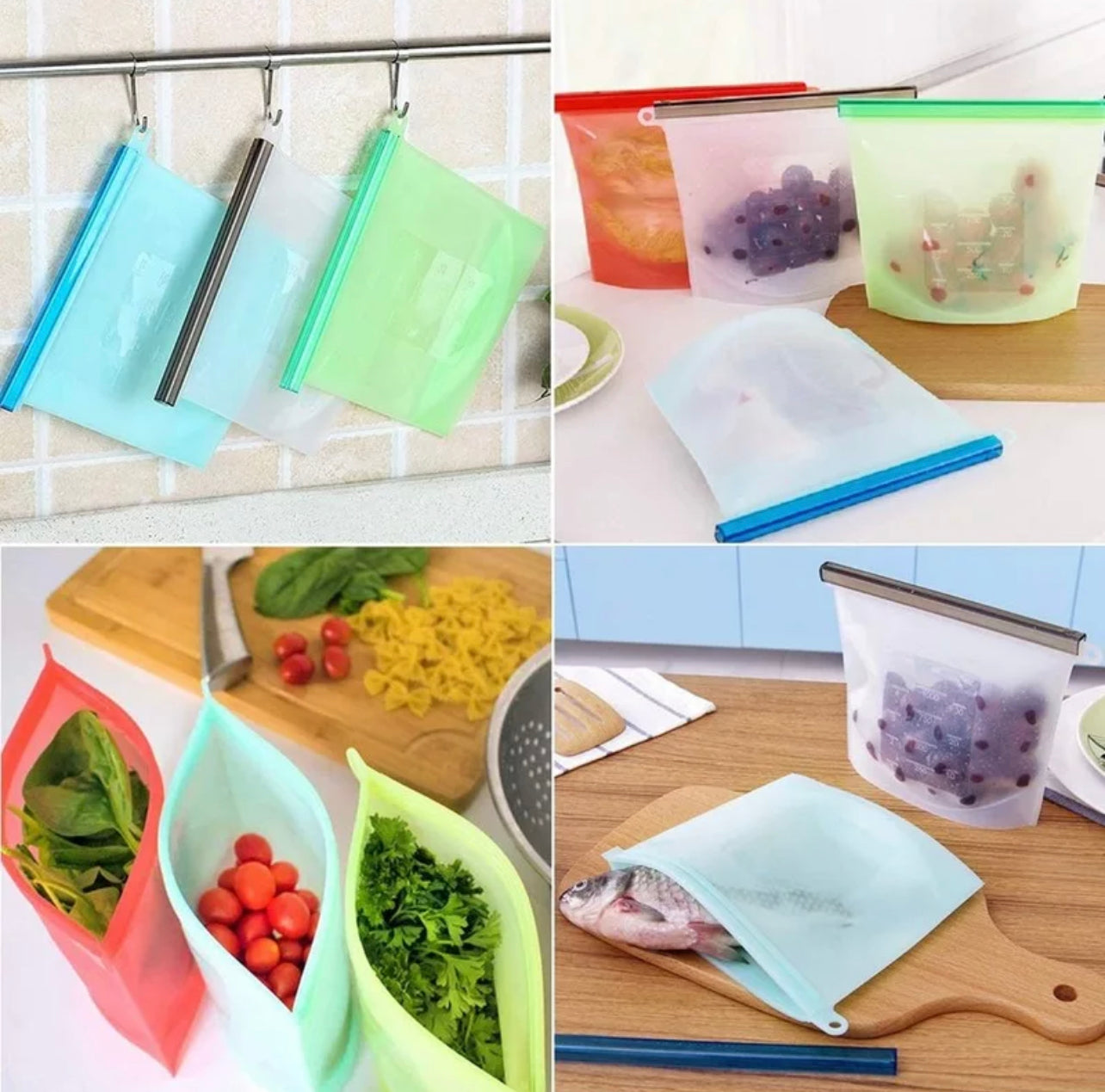 Silicone Reusable Storage Bags